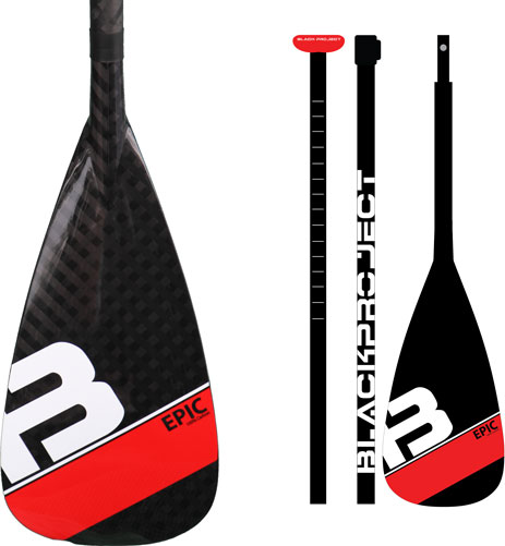 Black Project - EPIC 3-Piece Adjustable 95<BR>3-Piece Medium Shaft<BR>100% Carbon